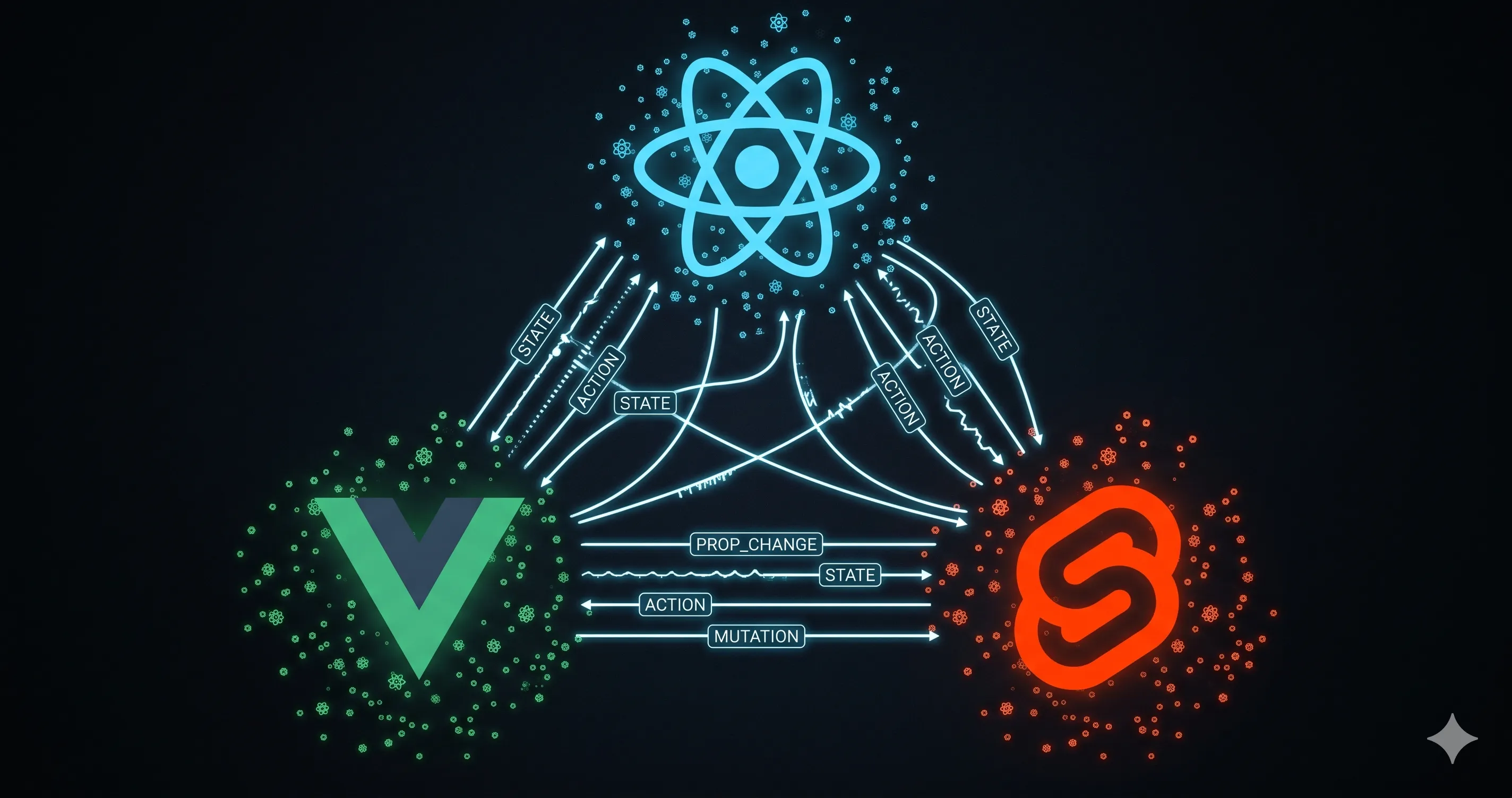 Nanostores State Sharing illustration